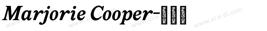 Marjorie Cooper字体转换